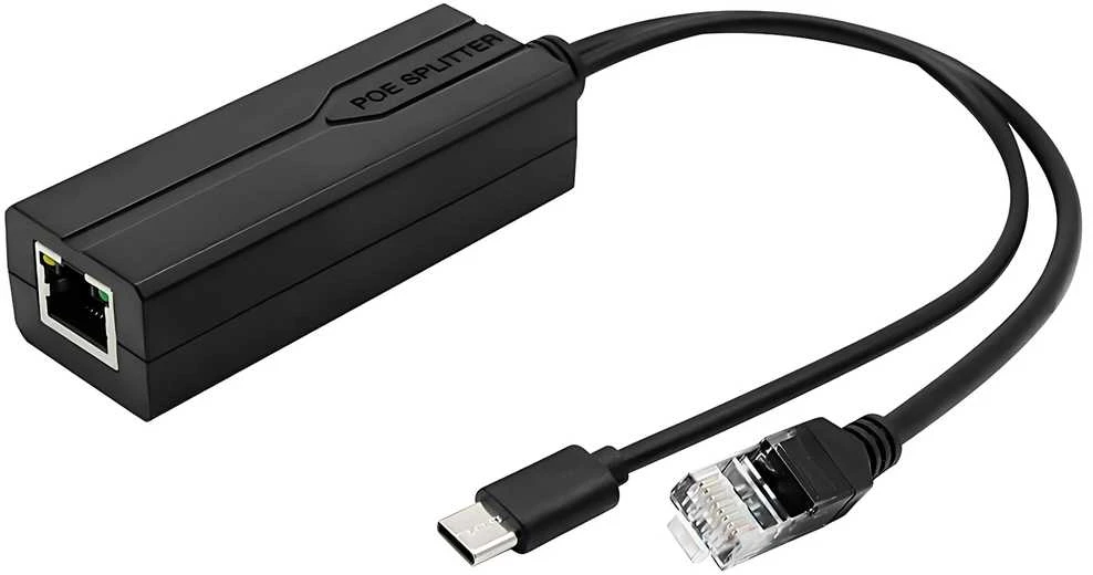 ĮTAMPOS STABILIZATORIUS 48V/5V POE-802.3AF/AT-USB-C DELTA NETWORK