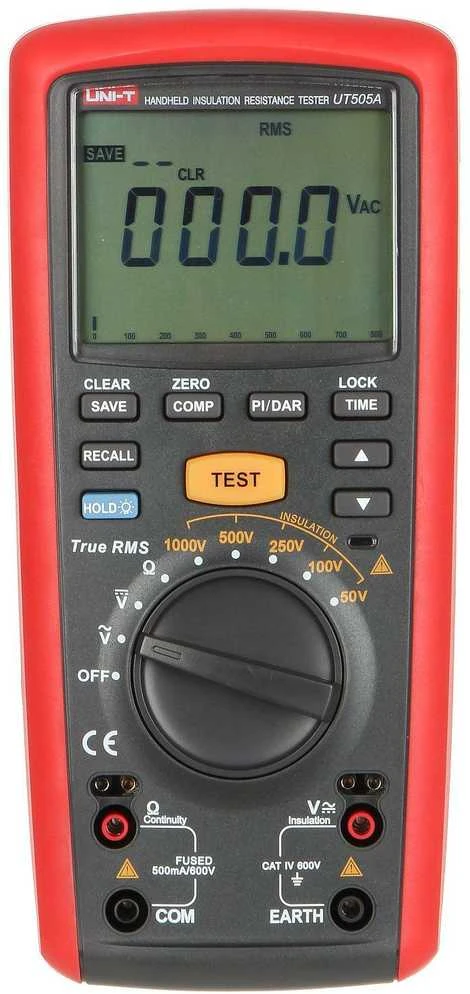 IZOLIACIJOS VARŽOS MATUOKLIS UT-505A UNI-T