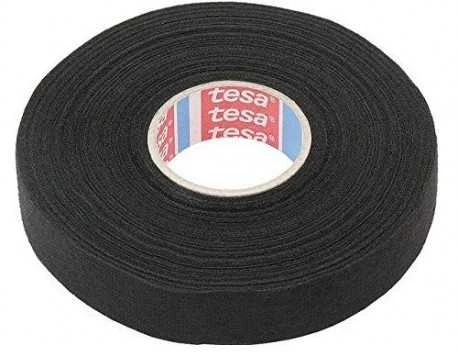 Izoliuojanti tekstilinė juosta TESA (juoda) 25m x 15mm 51608-00009-00