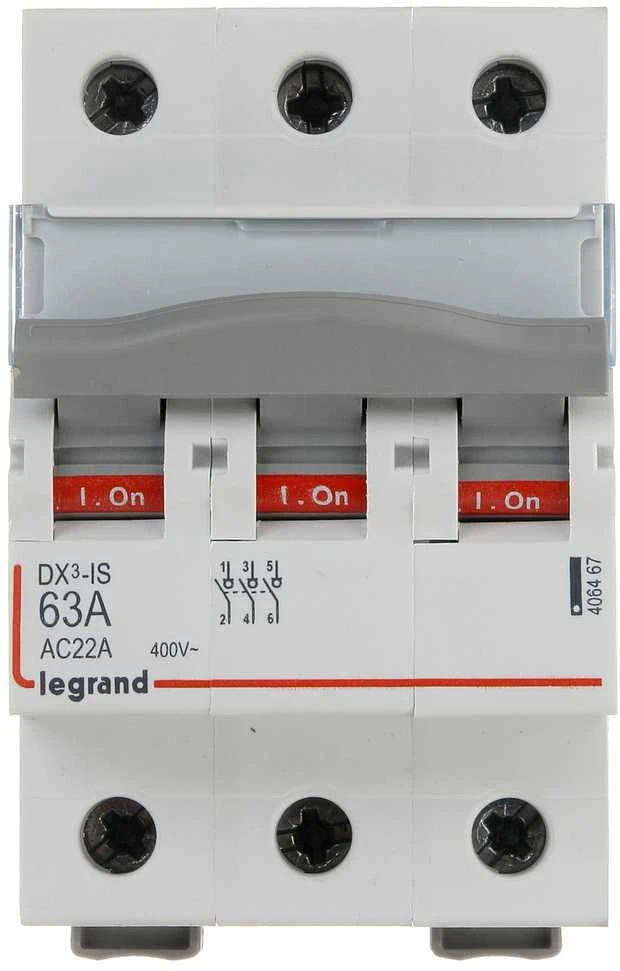 IZOLIUOJANTIS JUNGIKLIS LE-406467 TRIFAZIS 63 A LEGRAND