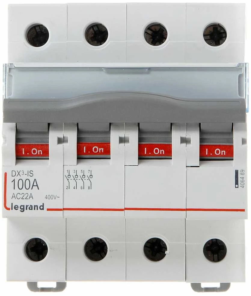 IZOLIUOJANTIS JUNGIKLIS LE-406489 TRIFAZIS 100 A LEGRAND