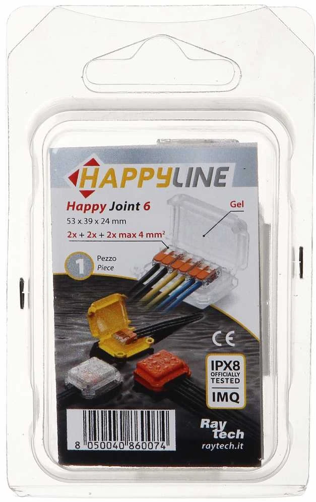 JUNGIMO DĖŽUTĖ GELBOX HAPPY-JOINT-6 IP68 RayTech