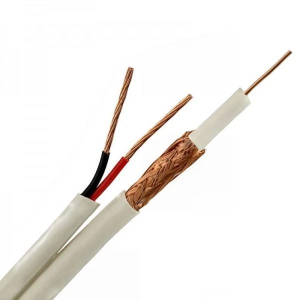 TST Kabelis stebėjimo kamerai maitinimas+vaizdas RG59+2x0,75mm, 1 metras