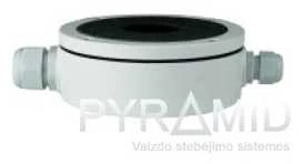Kameros laidų jungiamoji dėžutė - montavimo bazė B320, metalinė balta