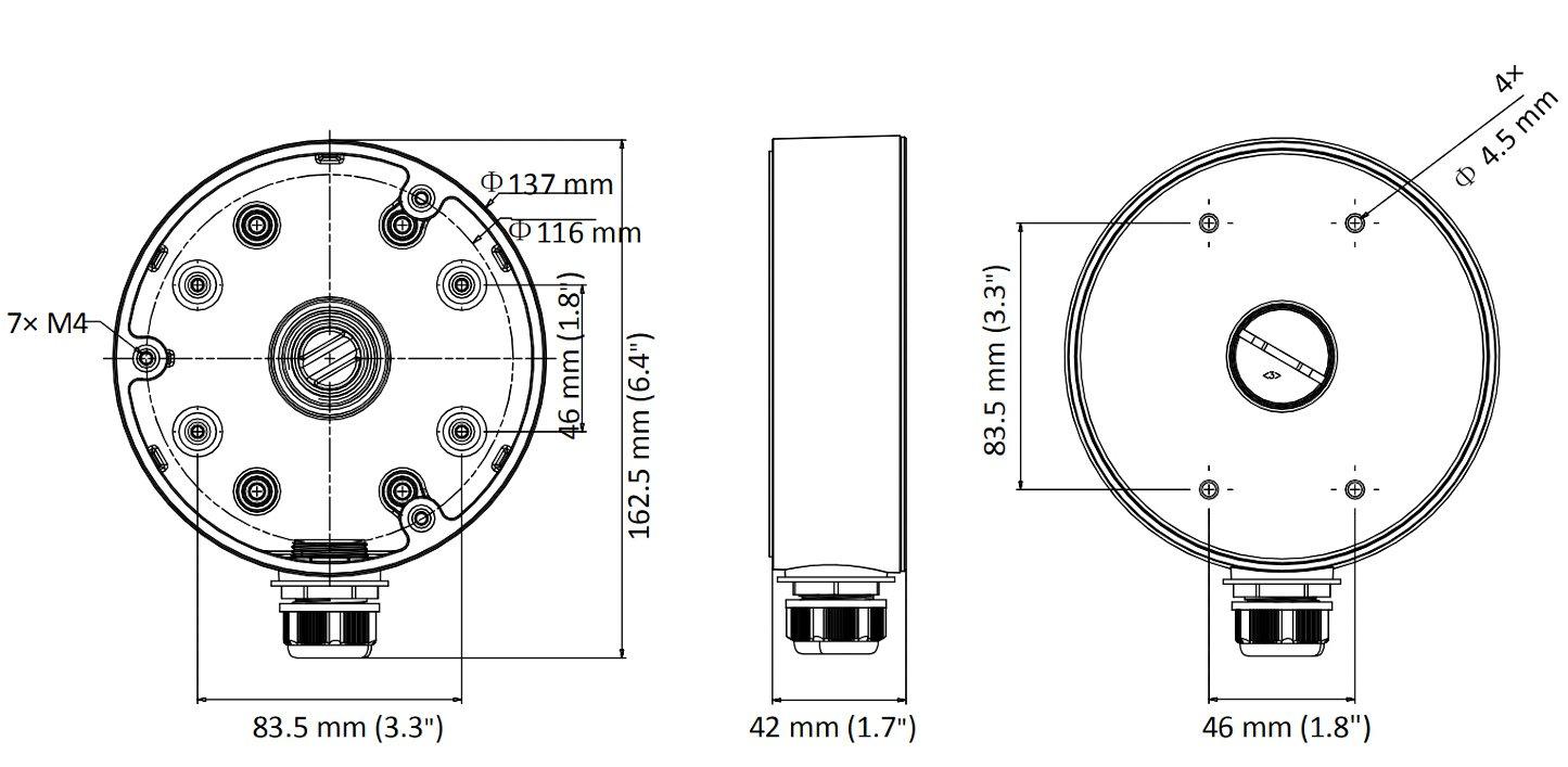 KAMEROS LAIKIKLIS DS-1280ZJ-DM21(Juodas) Hikvision