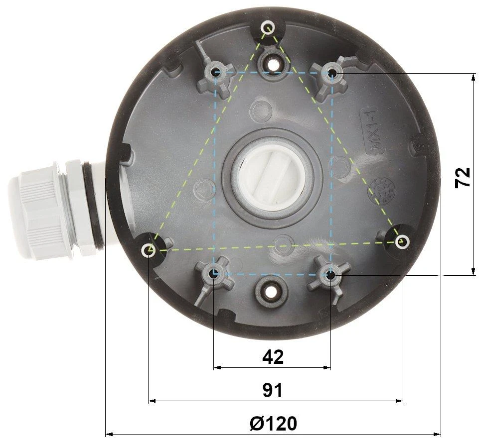 KAMEROS LAIKIKLIS DS-1280ZJ-DM46 Hikvision