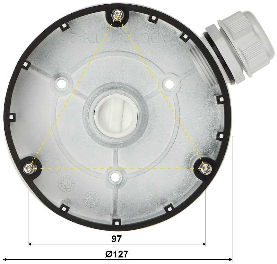 Montavimo bazė Hikvision DS-1280ZJ-DM8