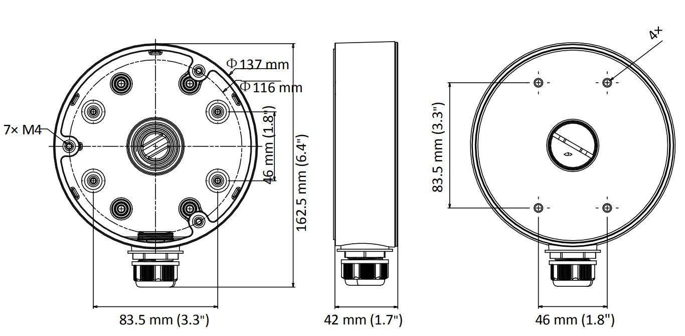 KAMEROS LAIKIKLIS DS-1280ZJ-PT6 Hikvision