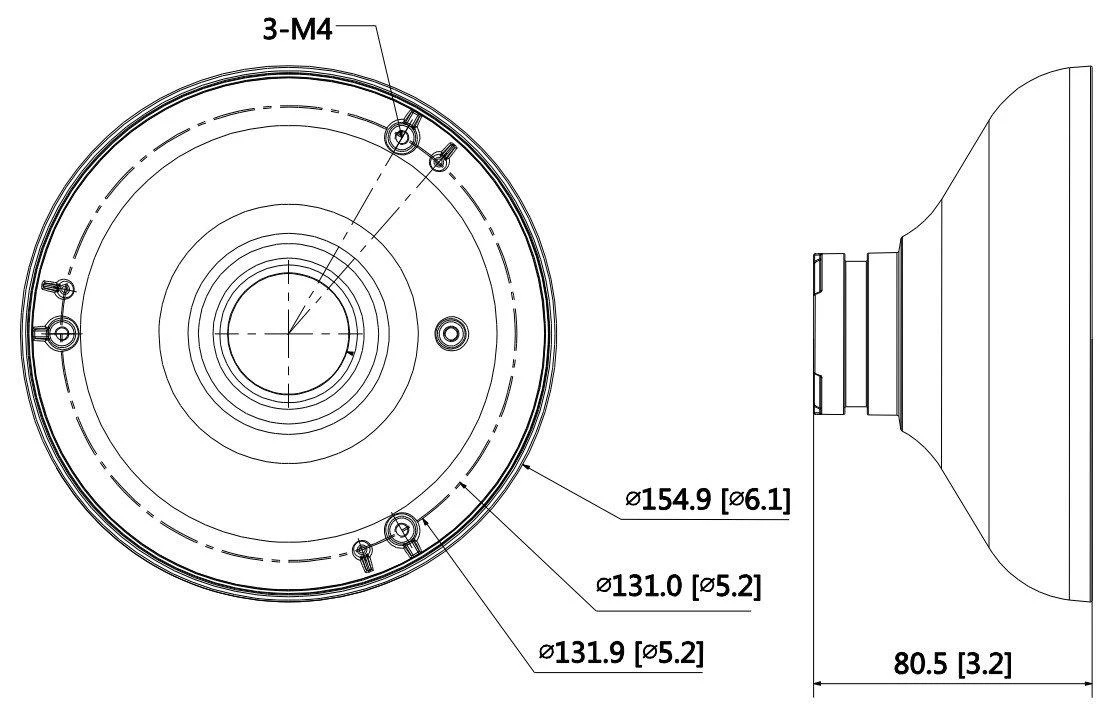 Dahua Fisheye laikiklis PFA105