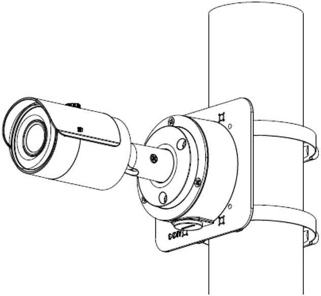 Dahua Papildoma montavimo bazė laidams PFA134-B juoda