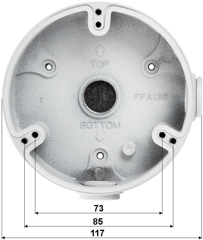 Dahua PFA136 montavimo dėžutė iš vidaus