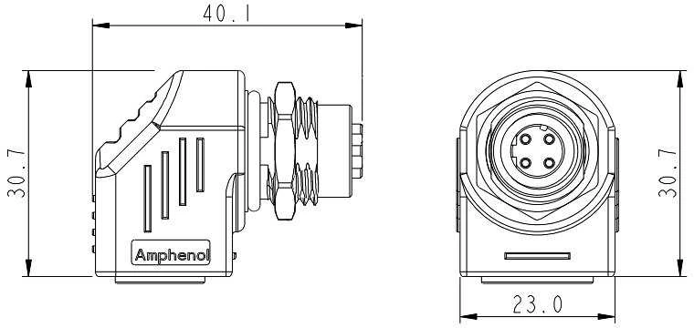 TST KAMPINIS ADAPTERIS M12D-G/RJ45-G