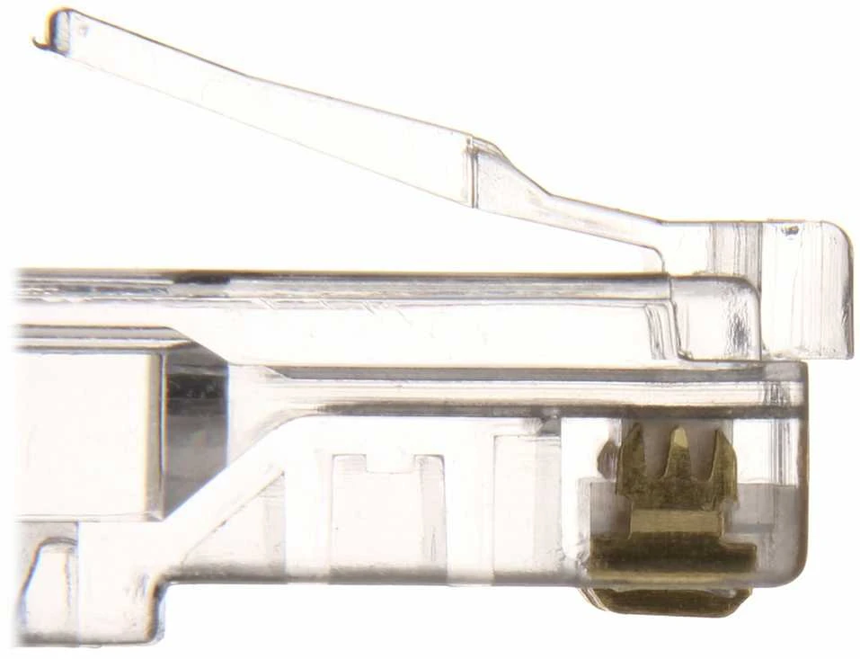 TST Kištukas RJ-45 UTP kabeliui CATe, RJ45T*P100 tipas EZ (PassThrough), 100vnt.