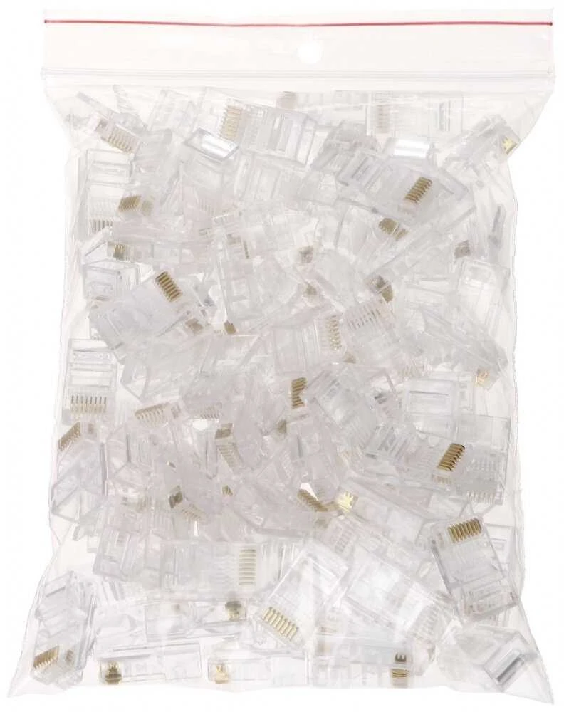 TST Kištukas RJ-45 UTP kabeliui CATe, RJ45T*P100 tipas EZ (PassThrough), 100vnt.