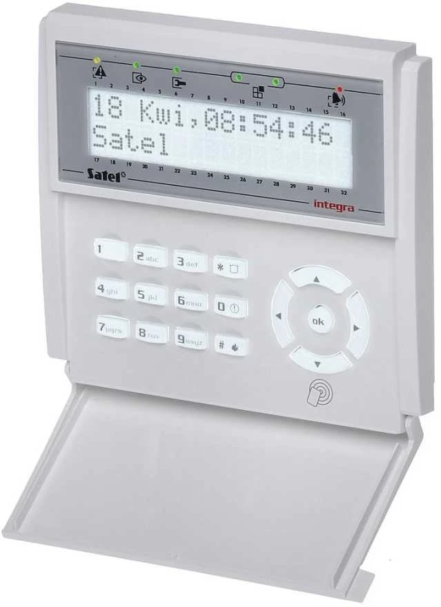 KLAVIATŪRA SIGNALIZACIJOS CENTRALEI INT-KLCDR-W SATEL
