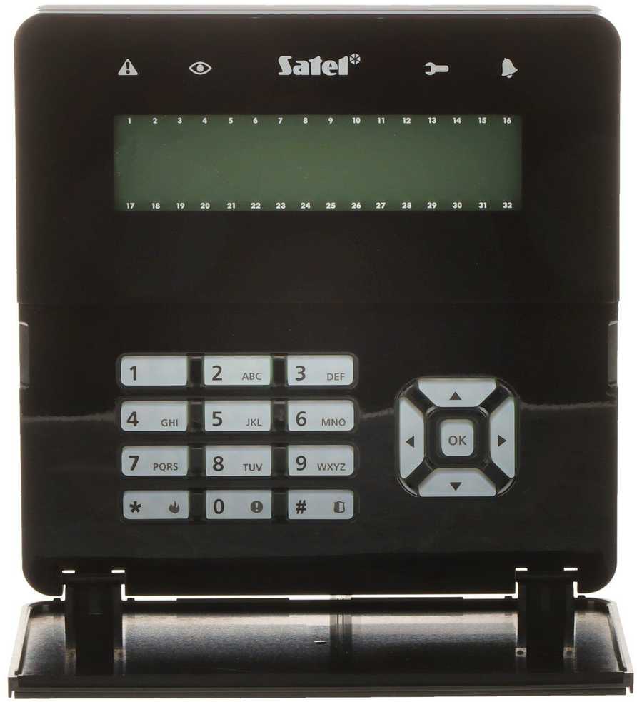 KEYPAD LCD INTEGRA / INT-KLFR-B SATEL, modelis - INT-KLFR-B, žema kaina ...