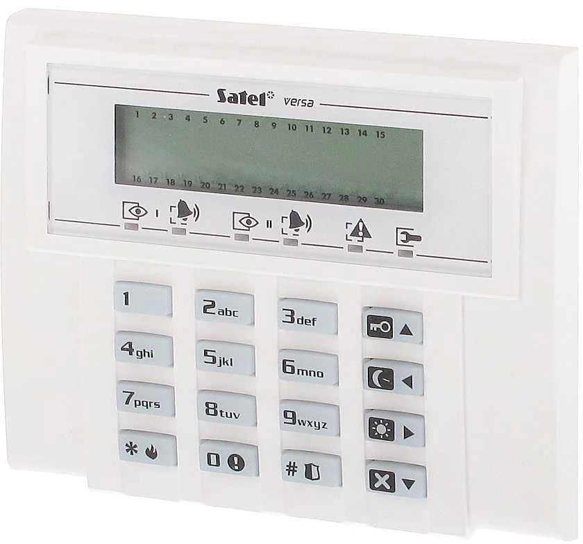 KLAVIATŪRA SIGNALIZACIJOS CENTRALEI VERSA-LCD-GR SATEL
