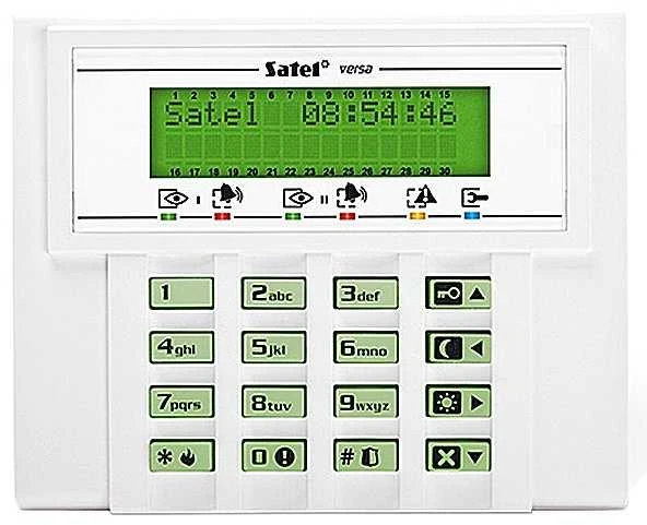 KLAVIATŪRA SIGNALIZACIJOS CENTRALEI VERSA-LCD-GR SATEL