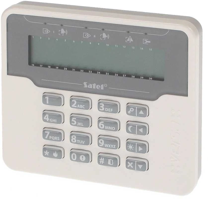 KLAVIATŪRA SIGNALIZACIJOS CENTRALEI VERSA-LCDM-WH SATEL