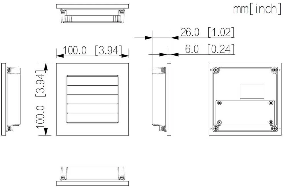 KLAVIATŪROS MODELIS VTO4202F-MDB10 Į VTO4202F-P MODULĮ DAHUA