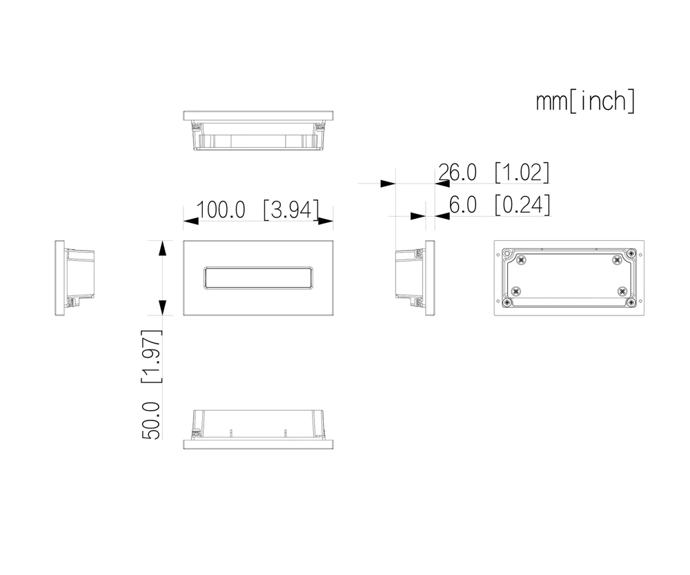 KLAVIATŪROS MODELIS VTO4202F-MDB2 MODULIAMS VTO4202F-P, VTO4201F-P, VTO4201F-P1 DAHUA