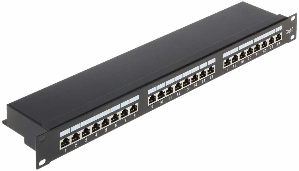 TST KOMUTACINIS SKYDELIS RJ-45 PP-24/RJ6-C/FTP-S