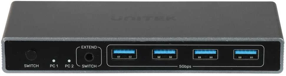KOMUTATORIUS HDMI + USB KVM V1309AGY01-EU 4K UHD UNITEK
