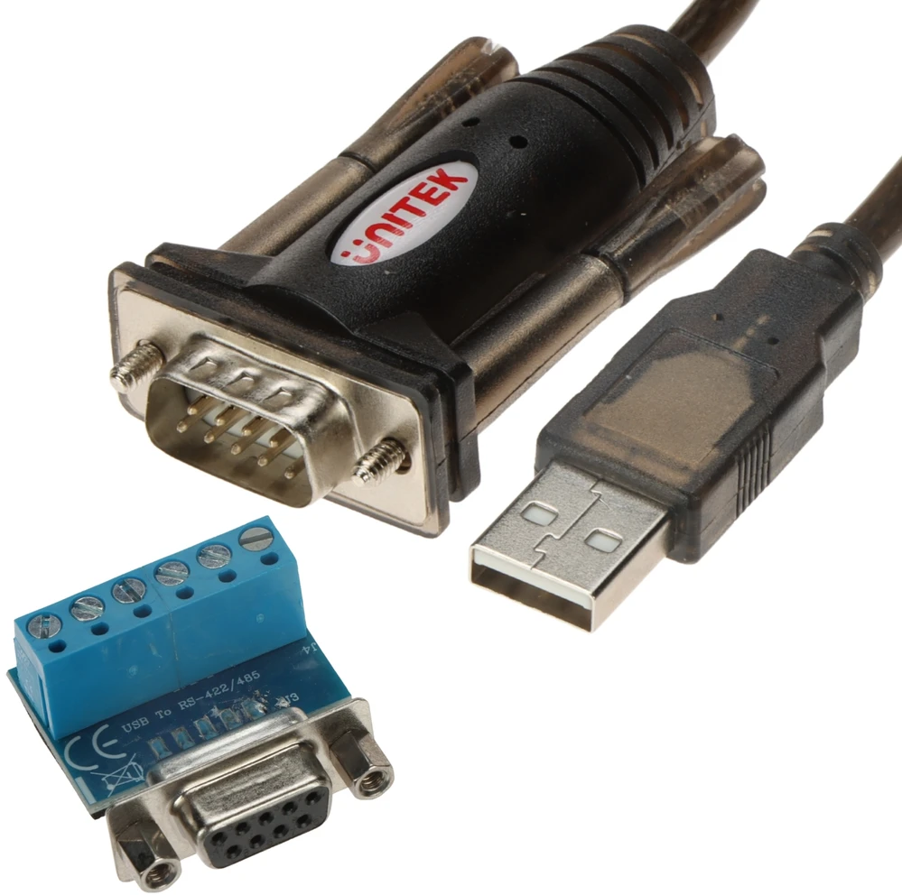„Unitek“ keitiklis/adapteris USB 2.0 į RS422/RS485 (DB9M) su FTDI lustų rinkiniu, 1,5 m