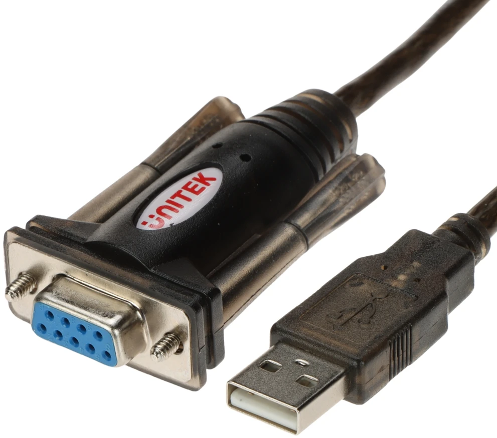 KONVERTERIS Y-1105D01 USB-A / RS232 - DB9 UNITEK