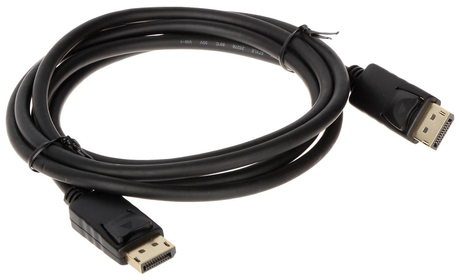 Juodas DisplayPort laidas 1.8 m