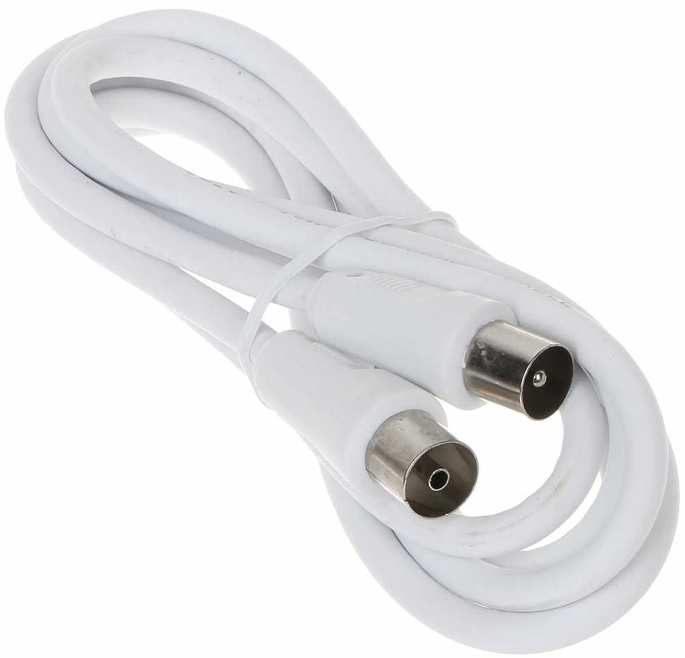 Oem TV – VIDEO kabelis baltas 1.5 m