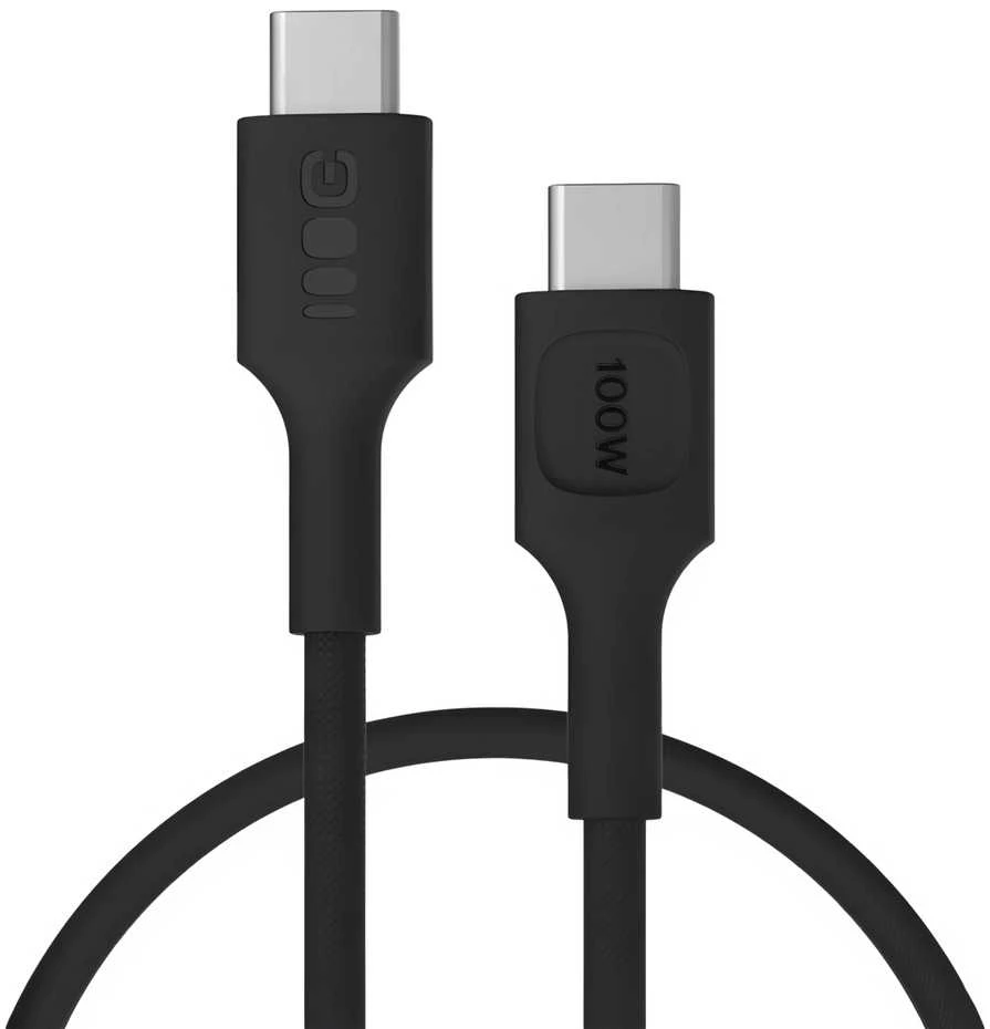 Green Cell Žalias Cell USB-C laidas 2 m 100 W Greencell PowerStream greito įkrovimo PD Panther Juodas