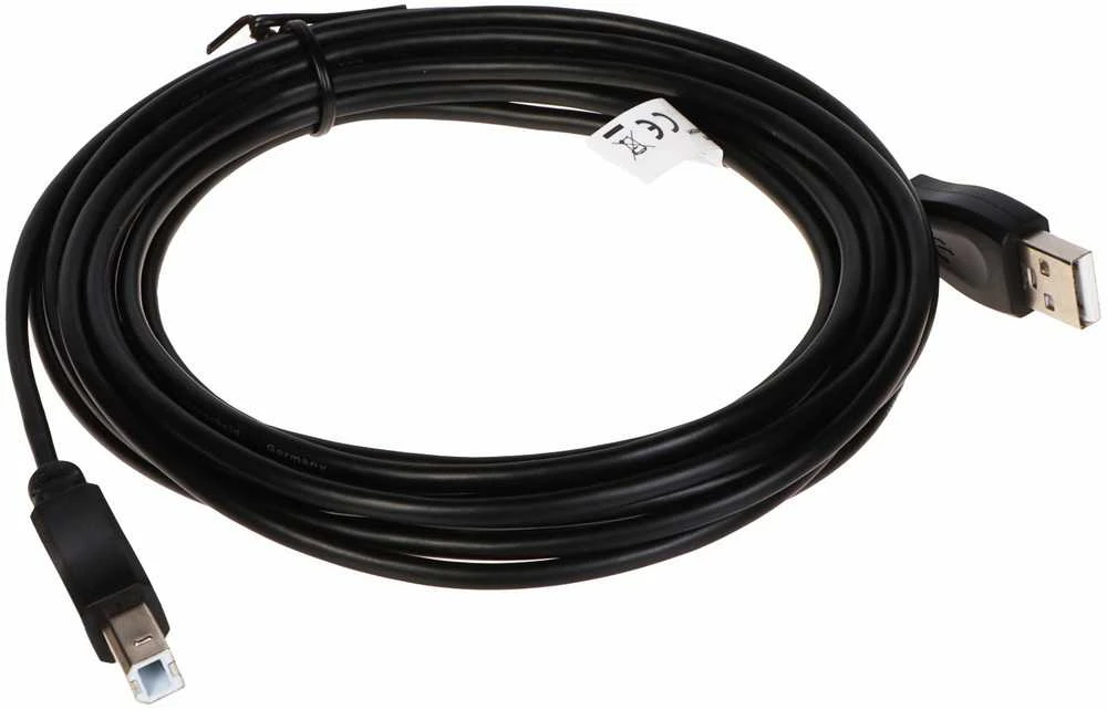 Assmann Electronic ASSMANN USB2.0 kabelis 5m USB A į USB B masinis