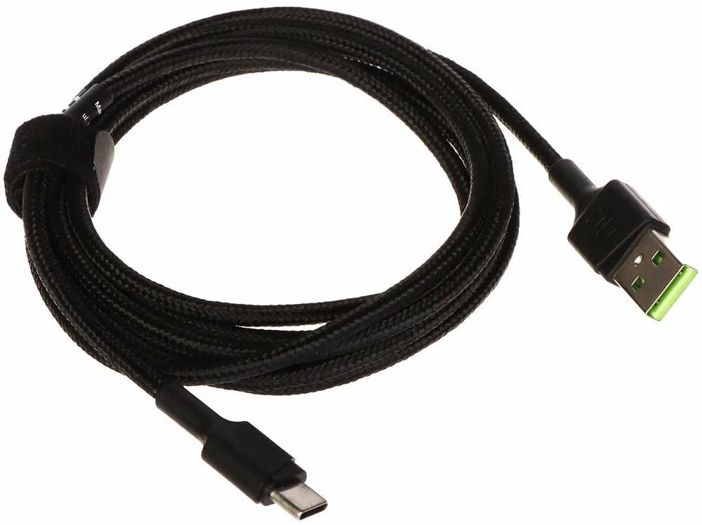 Green Cell Žalias Cell GREENCELL kabelis GC PowerStream USB-A – USB-C 200cm Ultra Charge QC 3.0