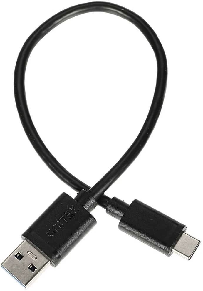 UNITEK CABLE USB-A – USB-C 3.1. 0,25 m Y-C490BK