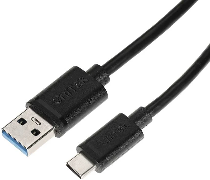 UNITEK CABLE USB-A – USB-C 3.1. 0,25 m Y-C490BK