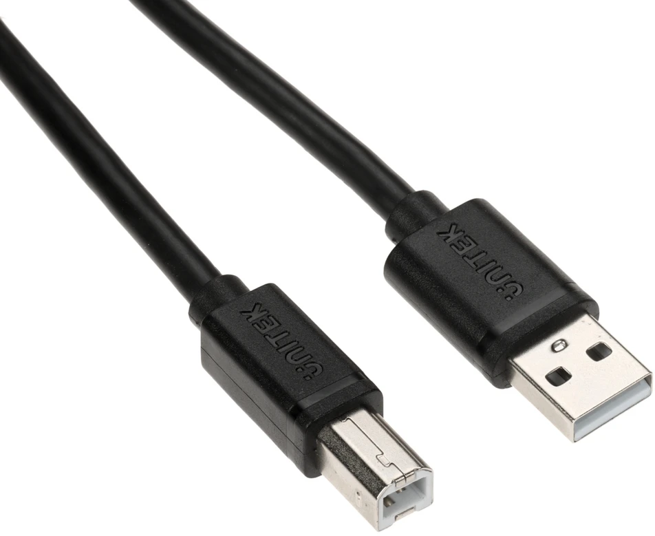 UNITEK Y-C421GBK Unitek USB 2.0 kabelis AM-BM, 5m Y-C421GBK