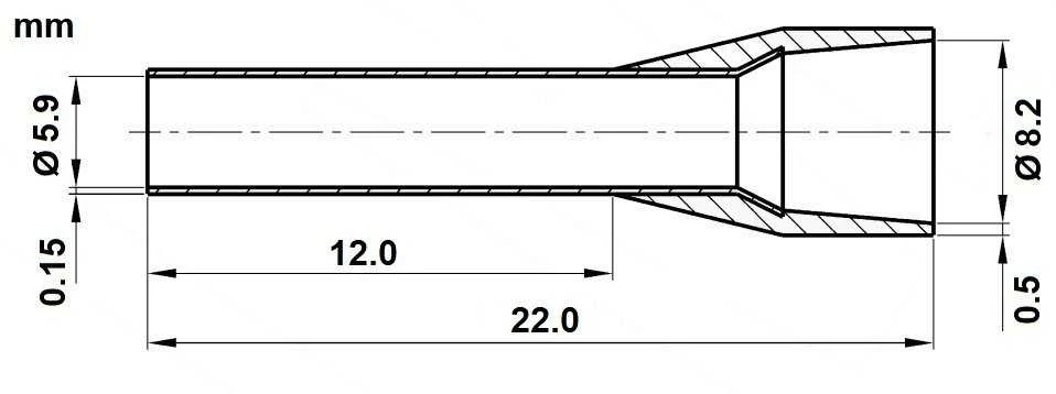 Elpromet LAIDŲ ĮVORĖ TUL-16/12/DIN-BL*P100