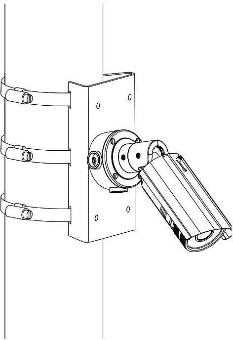 LAIKIKLIS TVIRTINIMUI PRIE STIEBO DS-1275ZJ-SUS(Juodas) Hikvision