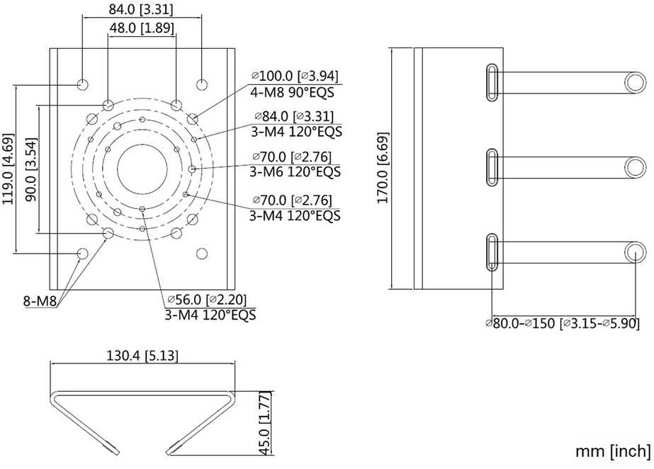 Genway LAIKIKLIS TVIRTINIMUI PRIE STIEBO STG-PFA150 STG