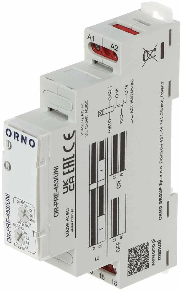 LAIKO RELĖS MODULIS OR-PRE-453/UNI ORNO