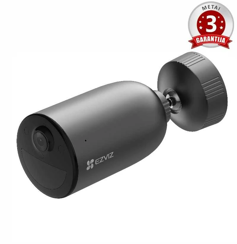 EZVIZ | IP kamera | CS-EB3 | Kulka | 3 MP | 2,8 mm/F2,0 | IP66 | H.264, H.265 | „Micro SD“, maks. 256 GB