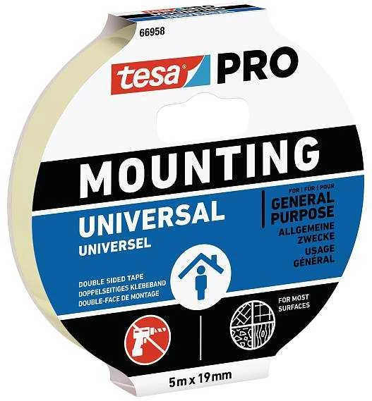 Lipni dvipusė juosta vidaus darbams TESA PRO 5m x 19mm TESA 66958-00007-00