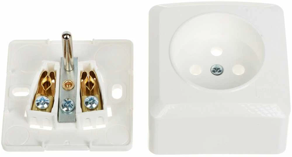 LIZDAS MONTUOJAMAS ANT PAVIRŠIAUS PAVIENIS BERG/3733-00/EPN 250 V 16 A Elektro-Plast