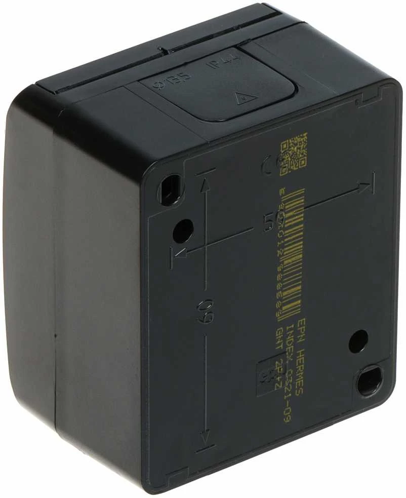 LIZDAS MONTUOJAMAS ANT PAVIRŠIAUS PAVIENIS HERMES/0321-09/EPN 250 V AC 16 A IP44 Elektro-Plast