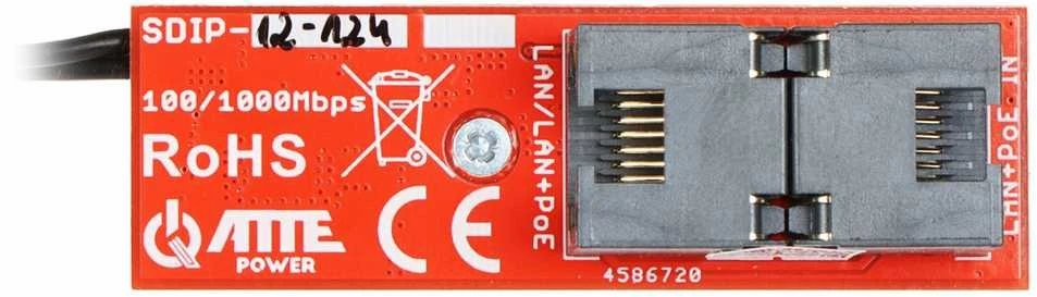 MAITINIMO ADAPTERIS POE SDIP-12-124 ATTE