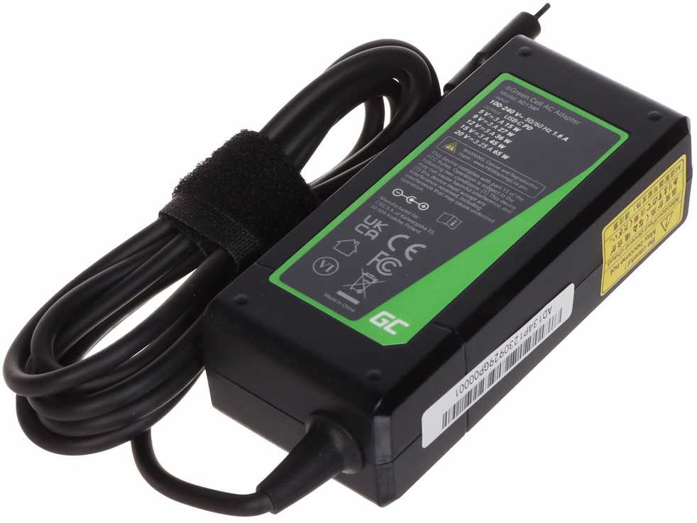 Green Cell Žalias Cell Žalias Cell PRO įkroviklis kintamosios srovės adapteris 20V 3.25A 65W skirtas Lenovo Yoga 4 Pro 700-14ISK 900-13ISK 900-13ISK2