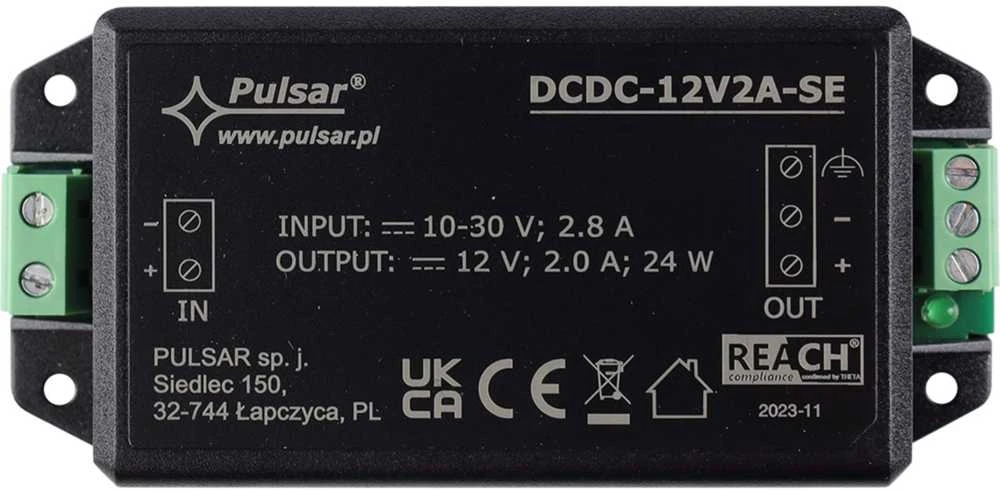 MAITINIMO KEITIKLIS DCDC-12V2A-SE PULSAR