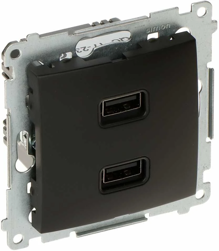 Kontak Simon MAITINIMO LIZDAS DC2USB.01/49-SIMON54 Premium 2 X 5 V DC / 2.1 A