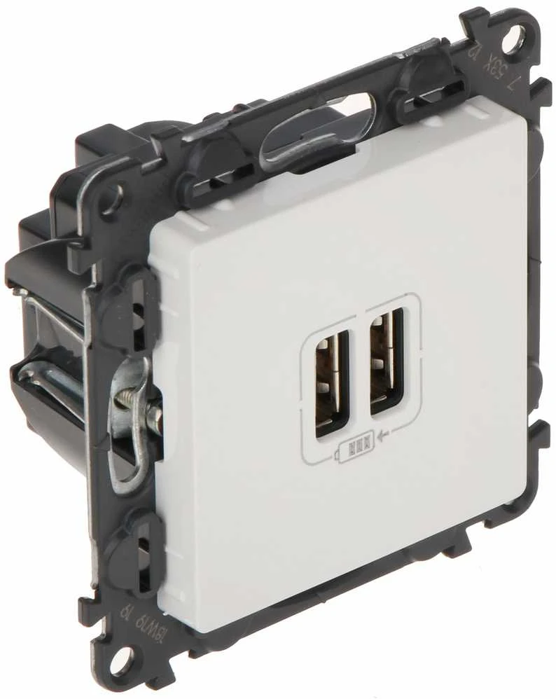 MAITINIMO LIZDAS LE-753112 Valena Life 2 PORTAI USB 2.4A/5V LEGRAND